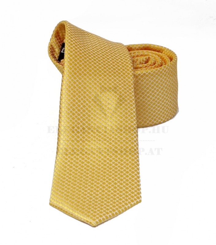          NM Slim Krawatte - Gelb Kleine gemusterte Krawatten